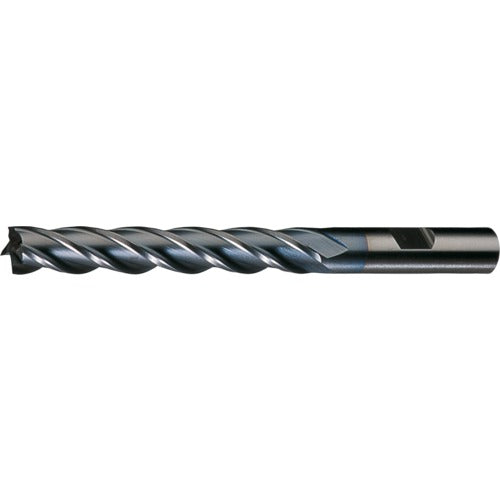 ‎7/16″ × 3/8″ × 1″ × 2-11/16″ RHS / RHC HSS HSS Single End Mulit Flute Center Cutting Finishing End Mill - TiCN - Exact Industrial Supply