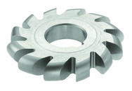 3/8 Radius - 6 x 3/4 x 1-1/4 - HSS - Convex Milling Cutter - Large Diameter - 14T - TiAlN Coated - Benchmark Tooling