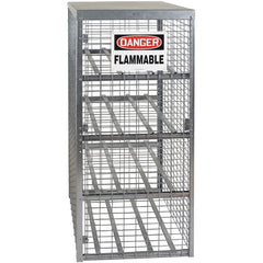 Horizontal Cylinder Storage-Galv 30 × 30 - Exact Industrial Supply