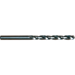 ‎#49 Dia. × 0.073″ Shank × 7/8″ Flute Length × 1-3/4″ OAL, 118°, TiAlN, 2 Flute, External Coolant, Straight Solid Carbide Drill - Exact Industrial Supply