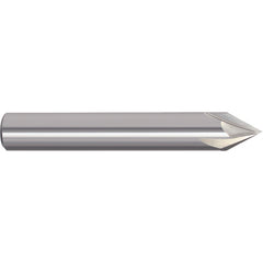 3/16″ Cutting Dia. 3/16″Shank Dia, 4 Flute, 60 Degrees, Carbide Chamfer Mill Series/List #5997 - Benchmark Tooling