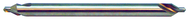 #8 x 6 OAL 60° Carbide Center Drill-Long - Benchmark Tooling