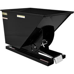 Self-Dump Hopper Hd 1 Cu Yd 6K Blk Semi/Gloss - Exact Industrial Supply