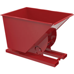 Hopper W/O Bump & Dump LD 1 Cu 2K S Red