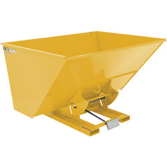 Self-Dump Hopper Ld 3 Cu Yd 2K Yellow - Exact Industrial Supply