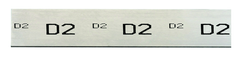 1/2 x 4 x 18 - High Carbon, High Chromium Precision Ground Flat Stock - Benchmark Tooling