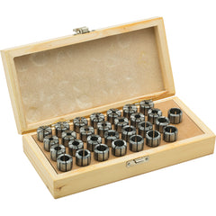 ‎1/8-9/16X1/64 INCR COLLET SET - Exact Industrial Supply