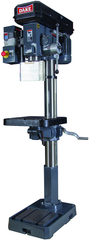 18" Floor Model Step Pulley Drill Press - 9 Speeds (270-2000RPM), 1" Drill Capacity,  1HP 110V 1PH ONLY Motor - Benchmark Tooling
