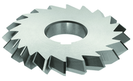 2-3/4 x 1/2 x 1 - HSS - 90 Degree - Double Angle Milling Cutter - 20T - TiAlN Coated - Benchmark Tooling
