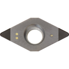 DCMW 2152 ME KBN35M, 1/32″ Corner Radius, 3/32″ Thick, 1/4″ Inscribed Circle, MEGACOAT, Diamond, Turning Indexable Insert - Exact Industrial Supply