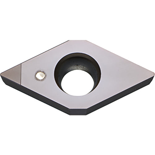 DCMW 2151 SE KBN25M, 1/64″ Corner Radius, 3/32″ Thick, 1/4″ Inscribed Circle, MEGACOAT, Diamond, Turning Indexable Insert - Exact Industrial Supply