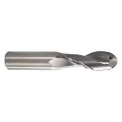 8mm TuffCut AL 2 Fl Ctr Cut Ball End Mill Necked - Benchmark Tooling