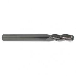 5mm TuffCut AL 3 Fl Ctr Cut Ball Al End Mill Necked - Benchmark Tooling