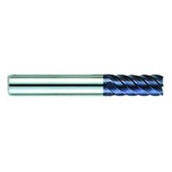 3/8" Dia. - 1-1/4" LOC - 3-1/4" OAL - 6 FL Carbide S/E HP End Mill-AlTiN - Benchmark Tooling