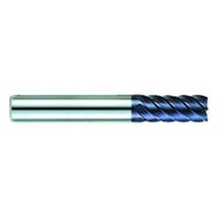 5/8" Dia. - 1-3/4" LOC - 4-1/4" OAL - .030 Radius 6 FL Carbide S/E HP End Mill-AlTiN - Benchmark Tooling