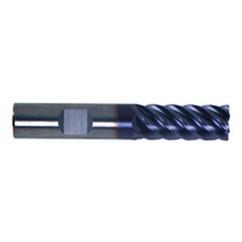 1/4" Dia. - 3/4" LOC - 2-1/2" OAL - 6 FL Carbide S/E HP End Mill-TiAlN-x - Benchmark Tooling