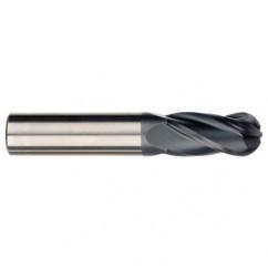 1/4" Dia. - 4" OAL - AlTiN CBD - Ball End SE EM - 4 FL - Benchmark Tooling