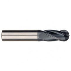 1/8" Dia. - 2-1/4" OAL - AlTiN CBD - Ball End SE EM - 4 FL - Benchmark Tooling