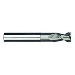 1/2" Dia. - 5/8" LOC - 5" OAL - 2 FL Carbide S/E HP End Mill-Uncoated - Benchmark Tooling