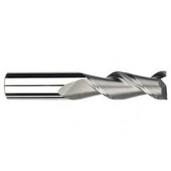 3/8" Dia. - 7/8 LOC - 2-1/2" OAL - .030 Radius 2 FL Carbide S/E HP End Mill-Uncoated - Benchmark Tooling