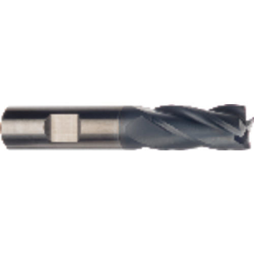 ‎1/8″ × 1/8″ × 1/2″ × 1-1/2″ AlTiN E14 4F .015R RR Spector End Mill - Benchmark Tooling