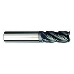 5/8 Dia. x 3-1/2 Overall Length 4-Flute Square End Solid Carbide SE End Mill-Weldon Shank-Center Cut-AlCrN-X - Benchmark Tooling