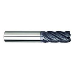 1/2" Dia. - 1-1/4" LOC - 3" OAL - .030 Radius 5 FL Carbide S/E HP End Mill-AlTiNX - Benchmark Tooling