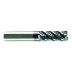 5/8" Dia. - 3-1/4" LOC - 6" OAL - .060 Radius 5 FL Carbide S/E HP End Mill-AlCrN-X - Benchmark Tooling