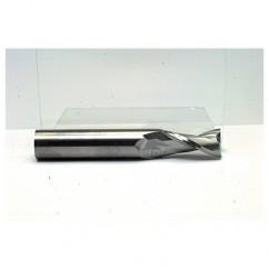 25mm Dia. x 100mm Overall Length 2-Flute Square End Solid Carbide SE End Mill-Round Shank-Center Cut-Uncoated - Benchmark Tooling