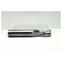 25mm Dia. x 100mm Overall Length 2-Flute Square End Solid Carbide SE End Mill-Round Shank-Center Cut-Uncoated - Benchmark Tooling