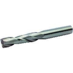 7/16 Dia. x 6 Overall Length 2-Flute Square End Solid Carbide SE End Mill-Round Shank-Center Cut-TiN - Benchmark Tooling