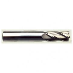 10mm Dia. x 70mm Overall Length 4-Flute Square End Solid Carbide SE End Mill-Round Shank-Center Cut-AlTiN - Benchmark Tooling