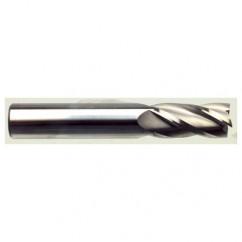 11mm Dia. x 76mm Overall Length 4-Flute Square End Solid Carbide SE End Mill-Round Shank-Center Cut-Uncoated - Benchmark Tooling