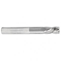 1 Dia. x 6 Overall Length 4-Flute Square End Solid Carbide SE End Mill-Round Shank-Center Cut-Uncoated - Benchmark Tooling