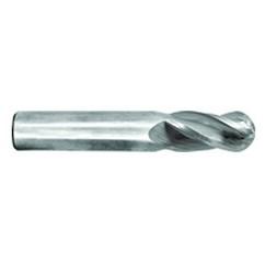 5/16" Dia. - 2-1/2" OAL - Ball Nose-AlTiN Std SE Carbide End Mill - 4 FL - Benchmark Tooling