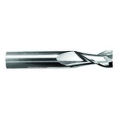 3/8" Dia. - 1" LOC - 2-1/2" OAL - .015 Radius 2 FL Carbide S/E HP End Mill-TiCN - Benchmark Tooling