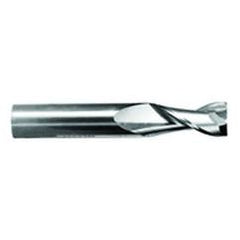 1/4" Dia. - 3/4" LOC - 2-1/2" OAL - .010 Radius 2 FL Carbide S/E HP End Mill-TiN - Benchmark Tooling