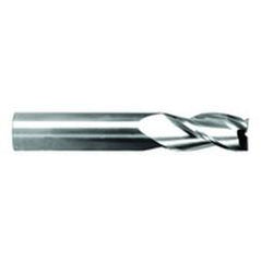 3/8" Dia. - 1" LOC - 2-1/2" OAL - .005 Radius 3 FL Carbide S/E HP End Mill-Uncoated - Benchmark Tooling