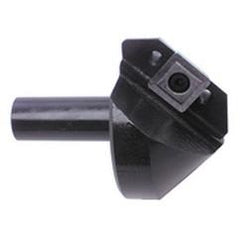 82° Point - 1-1/4" Min - 3/4" SH - Indexable Countersink & Chamfering Tool - Benchmark Tooling