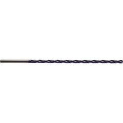 1/4″ Dia. × 7 mm Shank × 150 mm Flute Length × 206 mm OAL, 20xD, 140°, TiAlN, 2 Flute, Coolant Thru, Solid Carbide Drill