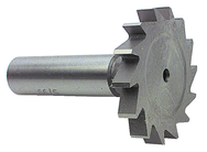 1-1/2'' Dia. - M-42 Cobalt - Woodruff Slotting Shank Type Cutters - Benchmark Tooling