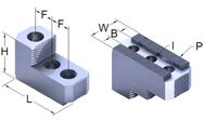 KW15K-1RJ 1.5mm Serrated Hard Jaw 1-Step - Benchmark Tooling