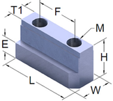 KW15KJN Jaw Nut For 1.5mm Serrated Hard Jaw - Benchmark Tooling