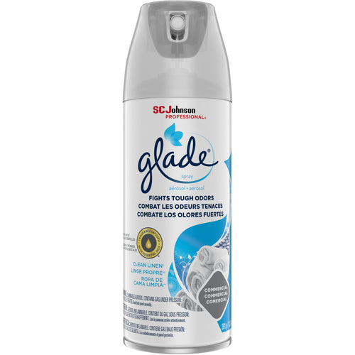 Glade Clean Linen Air Freshener Aerosol [682277] (10046500770484) - Exact Industrial Supply