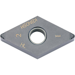 DNGM 431 HL KBN05M, 1/64″ Corner Radius, 3/16″ Thick, 1/2″ Inscribed Circle, MEGACOAT, 55 Degree Diamond, Turning Indexable Insert