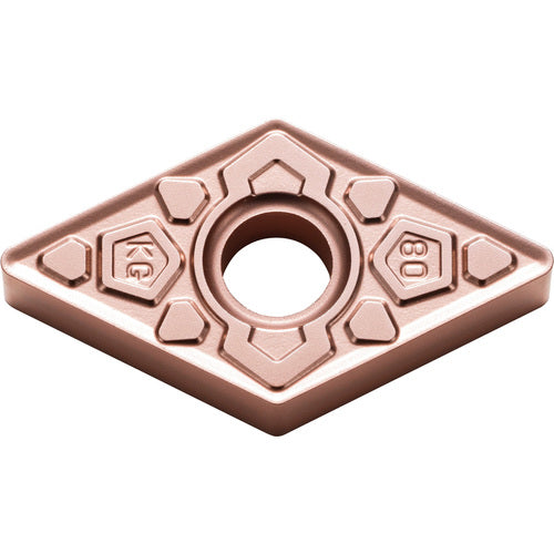 DNMG 442 KG CA320, 1/32″ Corner Radius, 1/4″ Thick, 1/2″ Inscribed Circle, TiCnulll2O3/Ti, Diamond, Turning Indexable Insert - Exact Industrial Supply