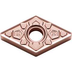DNMG 442 KG CA320, 1/32″ Corner Radius, 1/4″ Thick, 1/2″ Inscribed Circle, TiCnulll2O3/Ti, Diamond, Turning Indexable Insert - Exact Industrial Supply