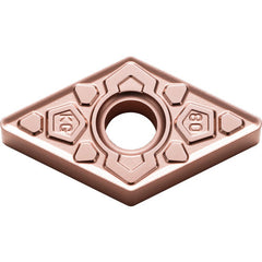 DNMG 431 KG CA310, 1/64″ Corner Radius, 3/16″ Thick, 1/2″ Inscribed Circle, TiCnulll2O3/Ti, Diamond, Turning Indexable Insert - Exact Industrial Supply