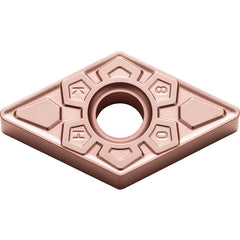 DNMG 442 KH CA320, 1/32″ Corner Radius, 1/4″ Thick, 1/2″ Inscribed Circle, TiCnulll2O3/Ti, Diamond, Turning Indexable Insert - Exact Industrial Supply