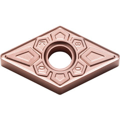 DNMG 432 KQ CA320, 1/32″ Corner Radius, 3/16″ Thick, 1/2″ Inscribed Circle, TiCnulll2O3/Ti, Diamond, Turning Indexable Insert - Exact Industrial Supply